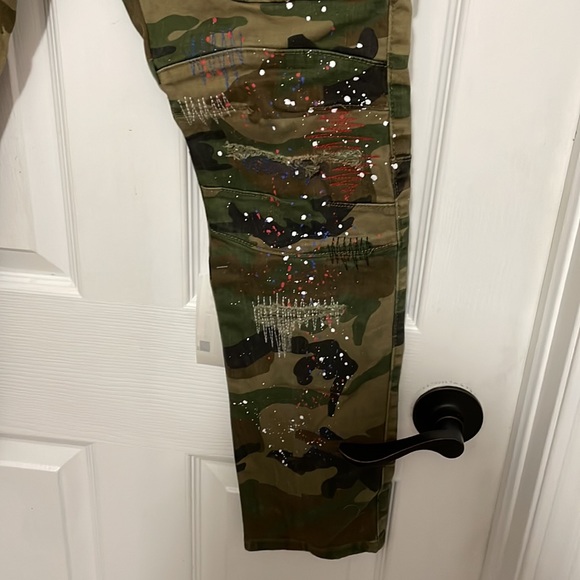 NWT MENS SMOKE RISE COOL CAMO JEANS - Picture 4 of 15